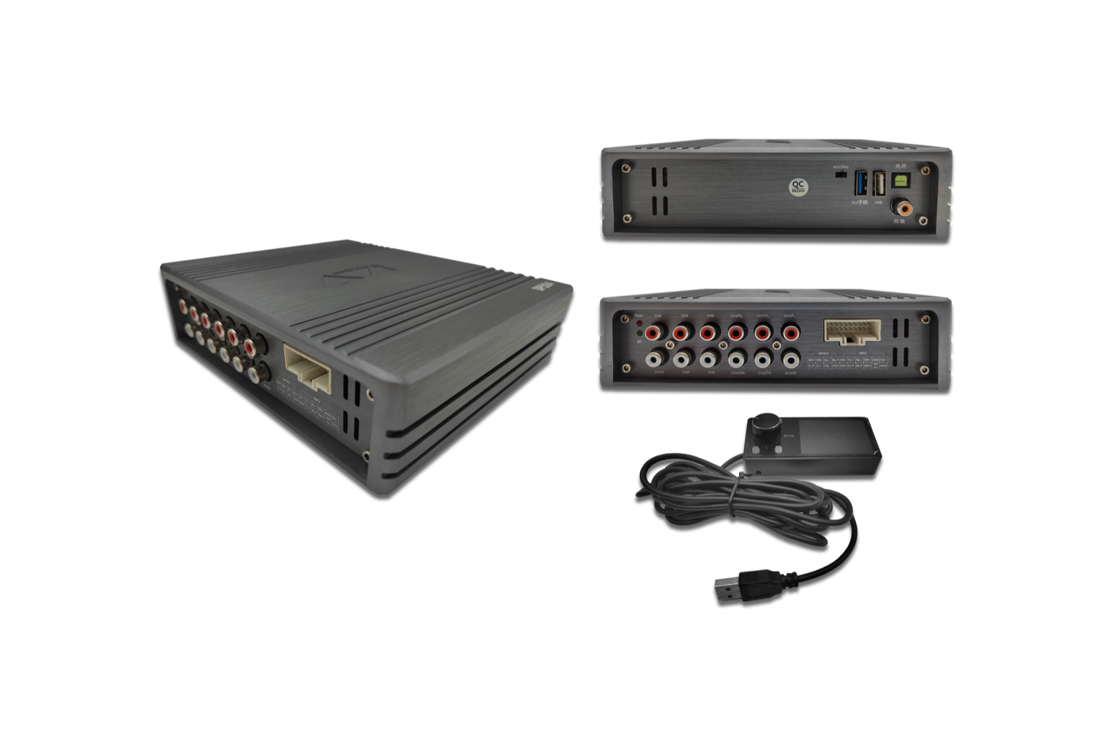 AVI DP504 amplifier and DSP